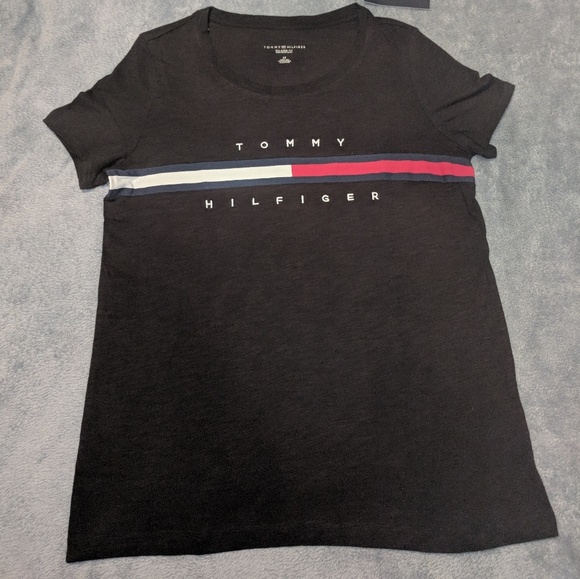 Tommy Hilfiger Tops - NWT Tommy Hilfiger Black T-Shirt S